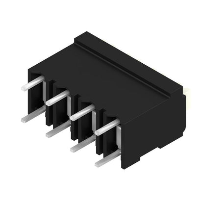 1825980000 - 5mm Pitch Black PCB Terminal with 4 Poles and PUSH IN Mechanism  (Pack of 28)