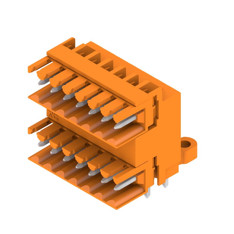 1633400000 - 3.5mm Pitch Orange PCB Male Connector, 14 Poles, 90° Orientation  (Pack of 20)