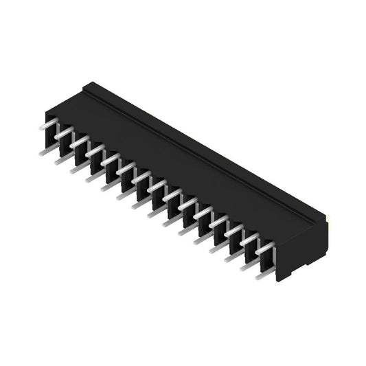1870920000 - 3.81mm Black PCB Terminal with 15 Poles & Push-In Connection  (Pack of 9)