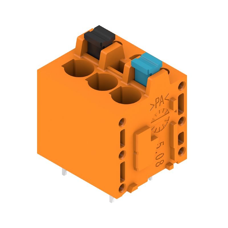 2818750000 - 5.08mm Orange PCB Terminal, 180° Orientation, 3 Poles  (Pack of 90)