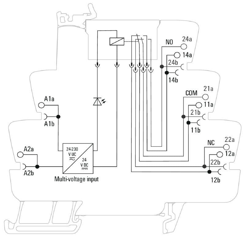 2662880000 - 24-230V Relay Module, 2 Contacts, 8A Screw Connection  (Pack of 10)
