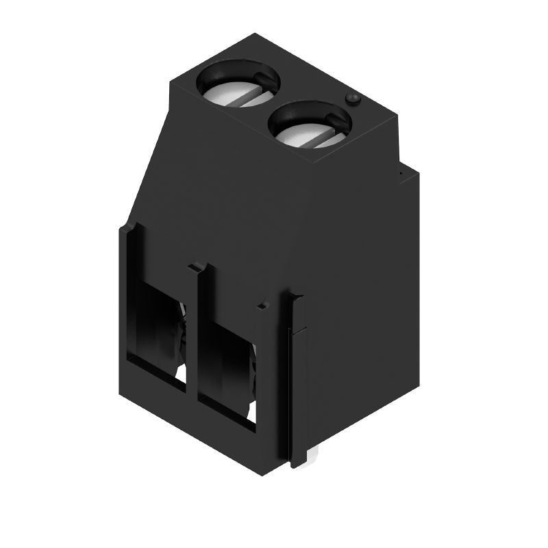1067560000 - Black 5.08mm PCB Terminal 90° Configuration with Two Poles  (Pack of 168)