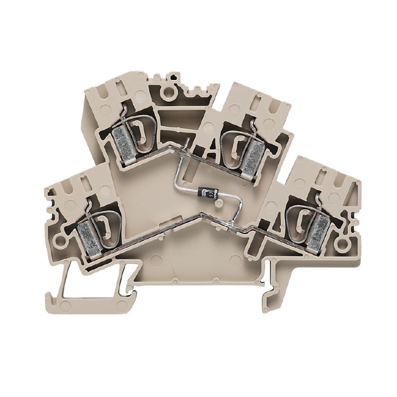 8670520000 - Double-Tier Terminal Block with 4 mm² Tension-Clamp Connection  (Pack of 50)