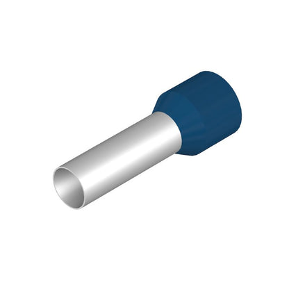 9019270000 - Blue Wire-End Ferrule with Plastic Collar  (Pack of 100)