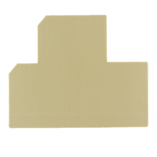 0631360000 - Beige PA 66 End Plate for Terminals, 54mm x 1.5mm  (Pack of 20)