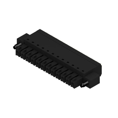 2541990000 - 12-Pole 3.81mm PCB Connector with 180° Angle Configuration  (Pack of 50)