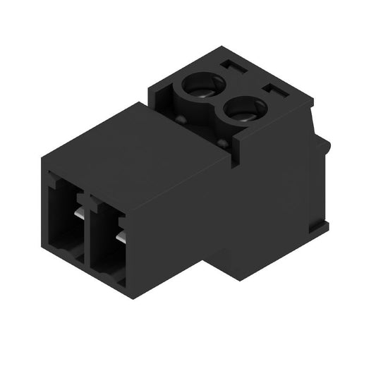 1970010000 - 3.81mm 2-Pole PCB Connector, 180° Clamping, 50-Pack  (Pack of 50)