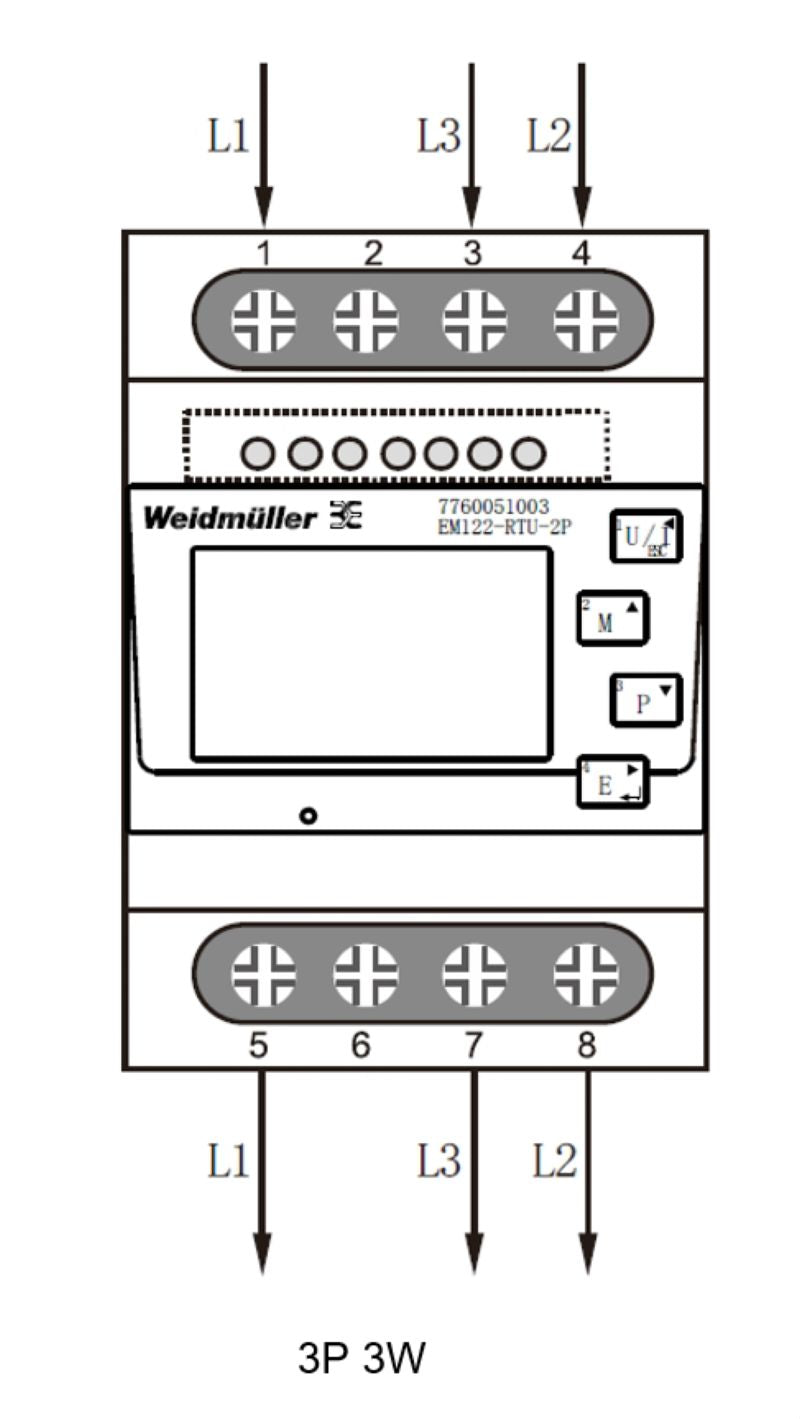 7760051003 - 100 A Power Meter for Single/Three-Phase Systems