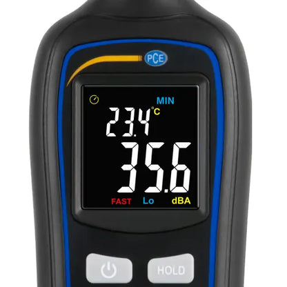 PCE-MSL 1 - Backlit Decibel Meter with Temperature Measurement
