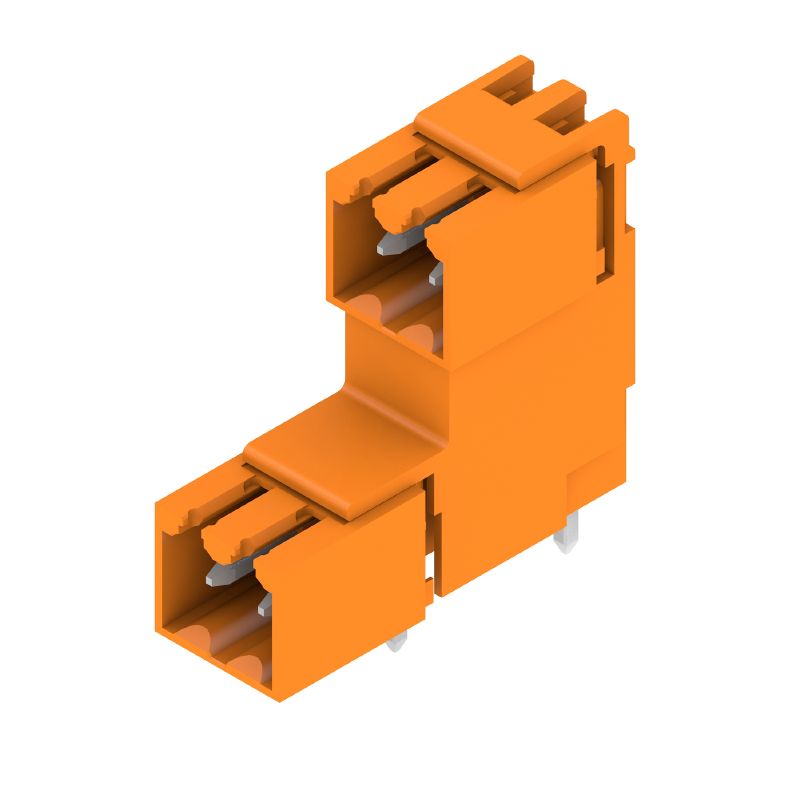 1642240000 - 3.5mm 4-Pole Male Header PCB Connector, Tilted Design  (Pack of 50)