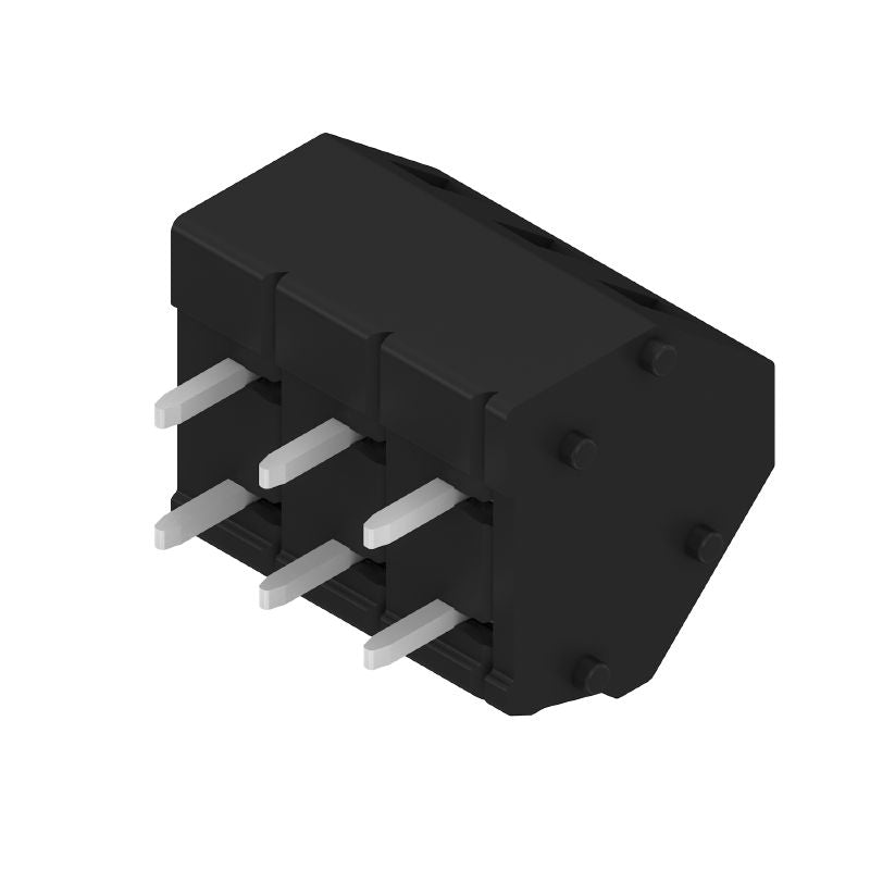 1811850000 - 3-Pole 5mm PCB Terminal at 135° with Tension-Clamp Connection  (Pack of 100)