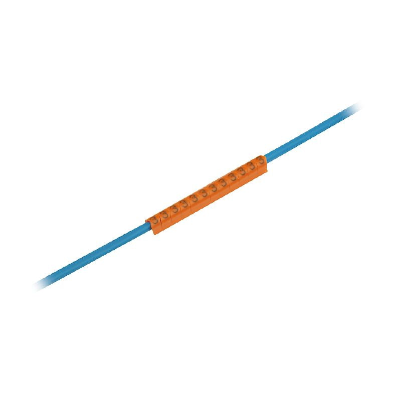 0252611512 - Orange PVC Cable Markers for 2.5-5mm Conductors  (Pack of 200)