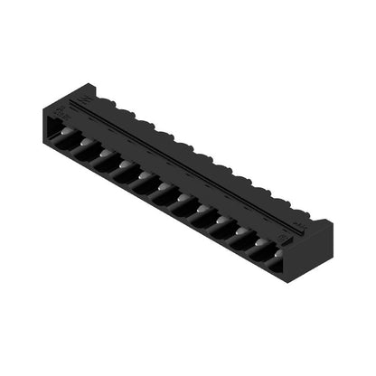 1155430000 - 5.08mm Male PCB Connector, 12 Poles, Black  (Pack of 50)
