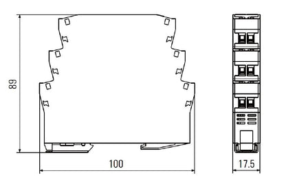 7760054246 - Compact RoHS Compliant Device, 89mm Deep, Dual Input Current