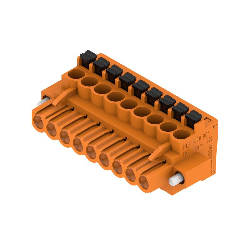 1980710000 - 5mm Female PCB Connector with 9 Poles & 90° Push In  (Pack of 30)