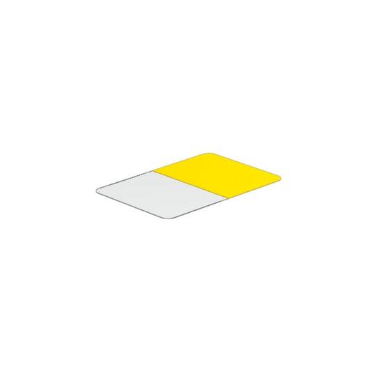 1856630000 - Self-Adhesive 12x18mm Cable Markers, Yellow Polyester Film