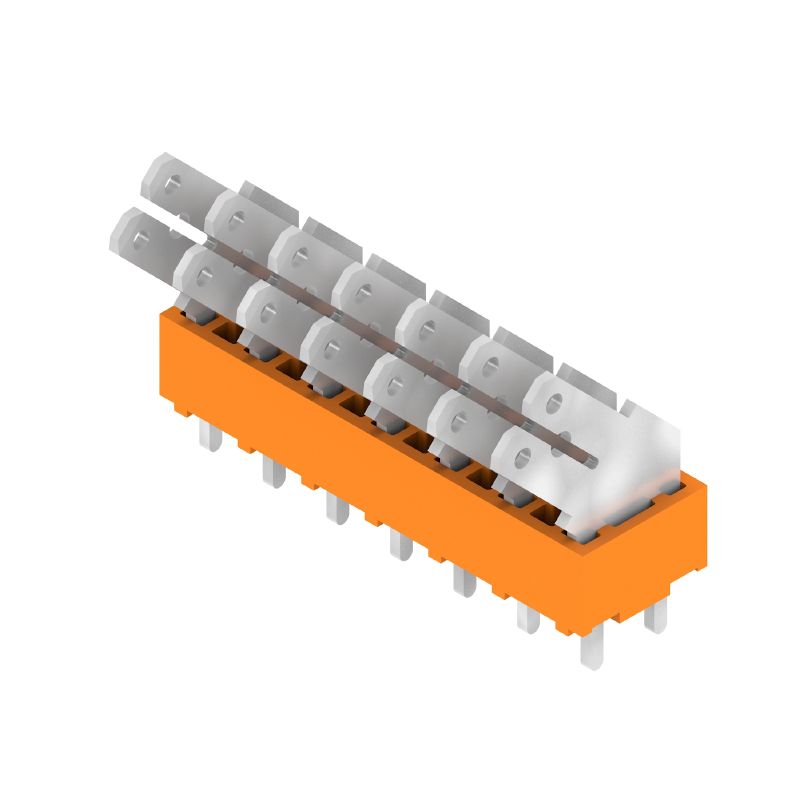 9511840000 - 7-Pole 5mm PCB Terminal, Orange with 3.5mm Solder Pins  (Pack of 50)