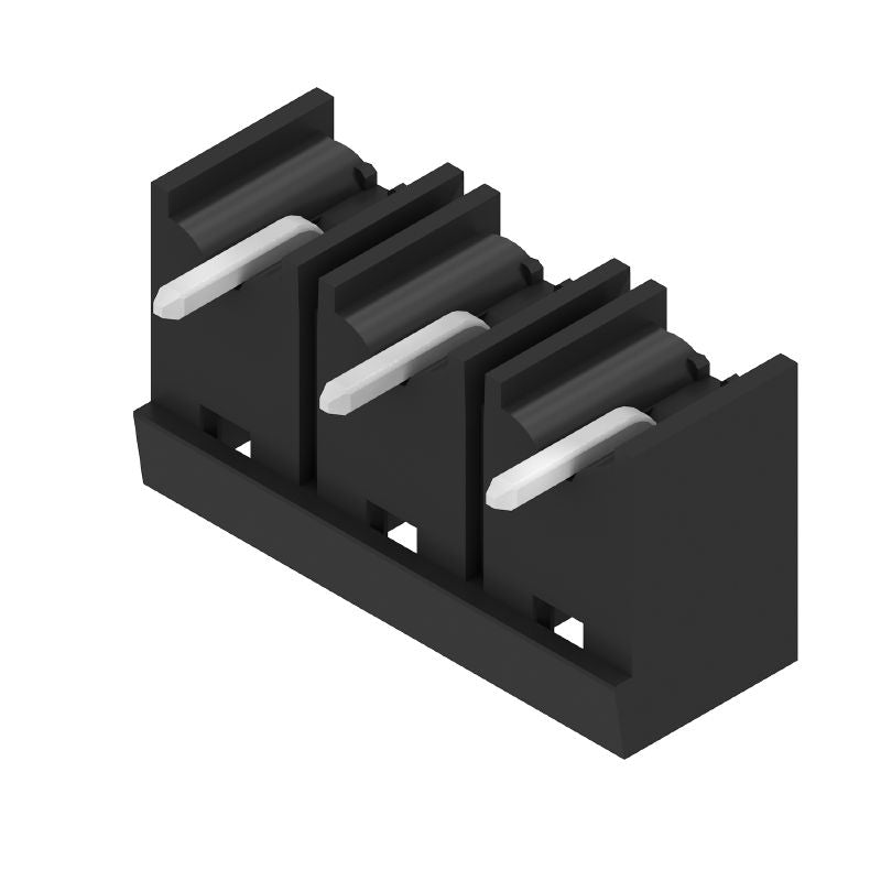1472250000 - Black 7.62mm PCB Connector, 3-Pole, 270° Angle  (Pack of 100)