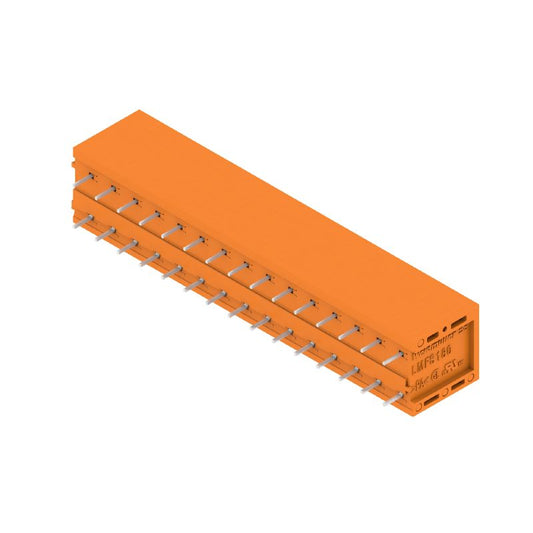 1331580000 - 15-Pole 5.08mm PCB Terminal, 3.5mm Pins, Orange Finish  (Pack of 15)
