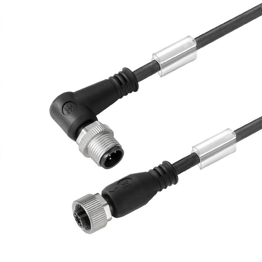 9456500030 - 0.3m Halogen-Free M12 5-Pole Connecting Line for Sensors