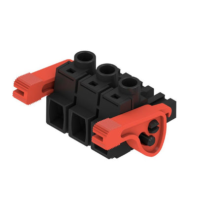 1093440000 - 7.62mm PCB Female Connector with Three Poles and Clamping Yoke  (Pack of 45)