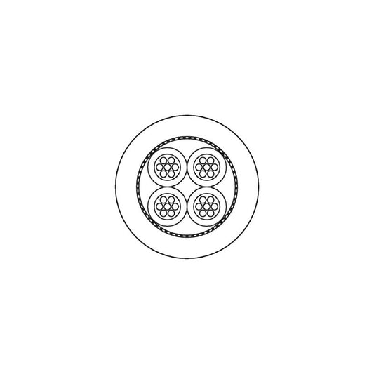 2776740150 - IP67 M12 D-Code System Cable, 15m, Cat.5