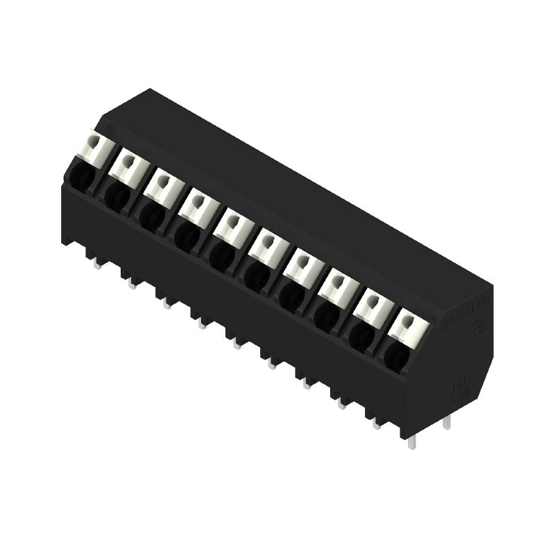 1884440000 - Black 10-Pole PCB Terminal, 5mm Spacing, 135° Angle  (Pack of 11)