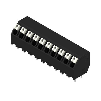 1884440000 - Black 10-Pole PCB Terminal, 5mm Spacing, 135° Angle  (Pack of 11)