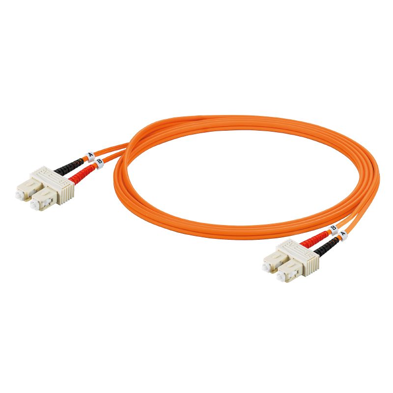 1433970050 - 5m SC Duplex Patch Cable with Clip, LSZH & IP20 Certified