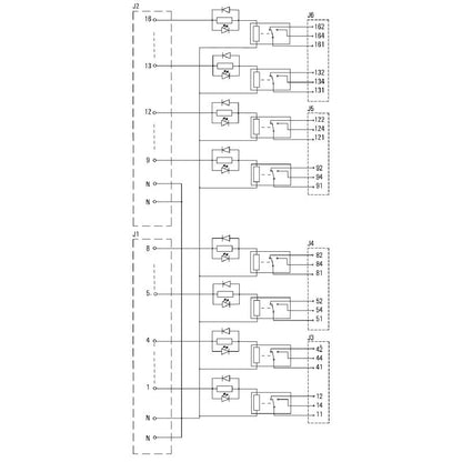 1448390000 - Compact Relay 115VAC/DC, 4.6A, Screw Connection