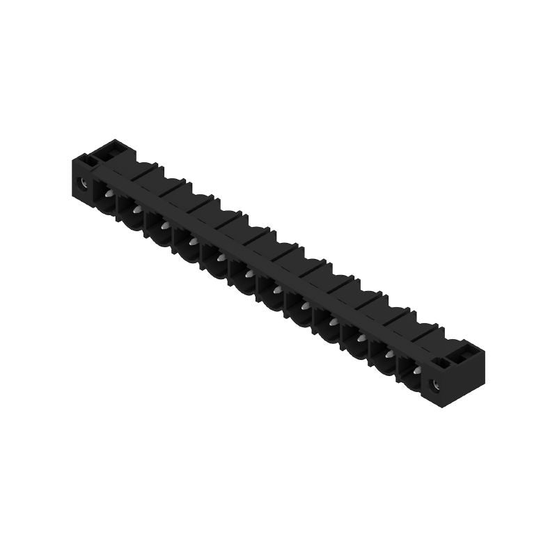 1124320000 - 12-Pole 7.62mm Male Header Flange Connector, THT Solder  (Pack of 18)