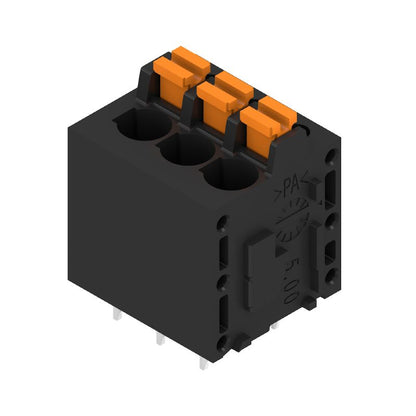1425040000 - 5mm 3-Pole PCB Connector, 180° Angle, Push-In Mechanism  (Pack of 90)