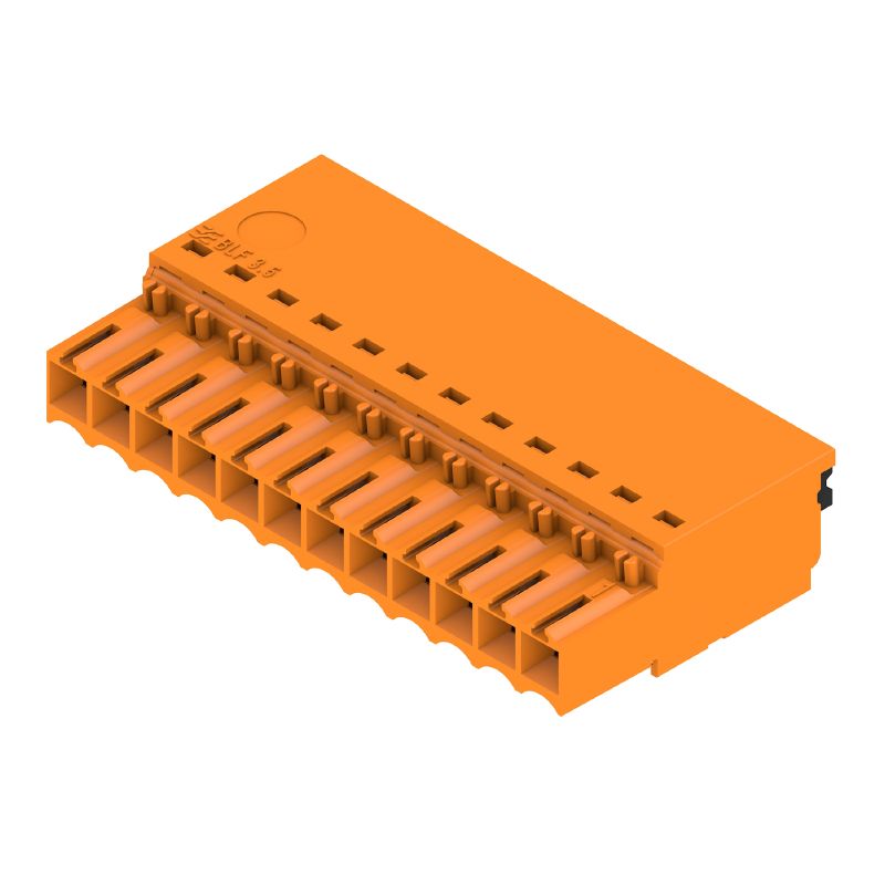 2459150000 - 12-Pole 180° PCB Female Plug Connector with Push In Feature  (Pack of 42)