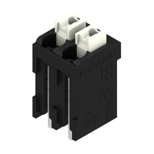 1869890000 - 3.81mm PCB Terminal, 2-Pole, Black, 180° Orientation  (Pack of 69)