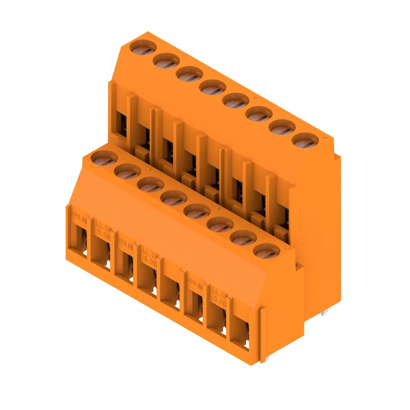 1977310000 - 5mm PCB Terminal, 16 Poles, 90° Angle, 3.2mm Pins  (Pack of 20)