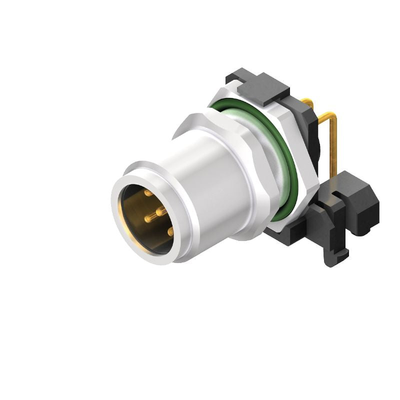 2423660000 - M12 4-Pole PCB Plug-in Connector with Thread  (Pack of 10)