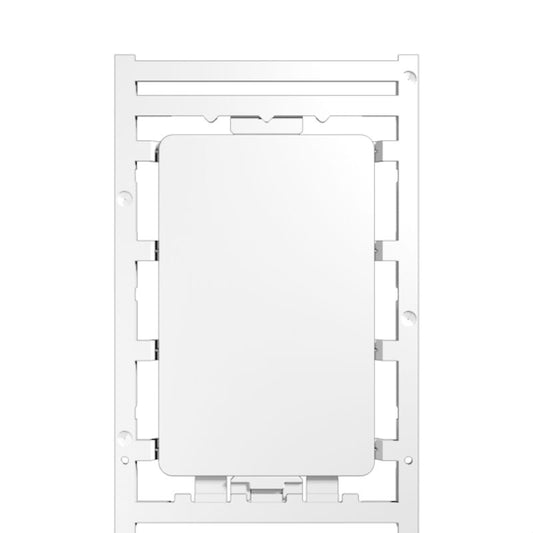 1138430000 - White Polyamide ClipCard Marker, 54 x 85 mm, Adhesive  (Pack of 10)