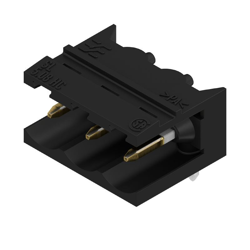 1451130000 - 3-Pole 5.08mm PCB Connector with Gold Contacts  (Pack of 100)