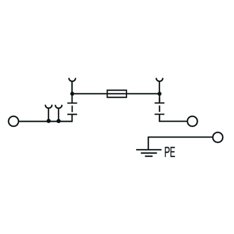 2893120000 - Black Fuse Terminal, 4mm², 6.3A, 2-Level Connection  (Pack of 50)