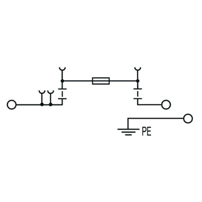 2893120000 - Black Fuse Terminal, 4mm², 6.3A, 2-Level Connection  (Pack of 50)