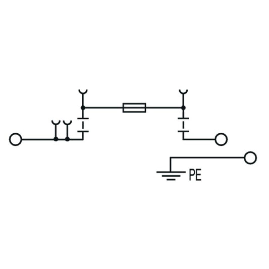 2893120000 - Black Fuse Terminal, 4mm², 6.3A, 2-Level Connection  (Pack of 50)