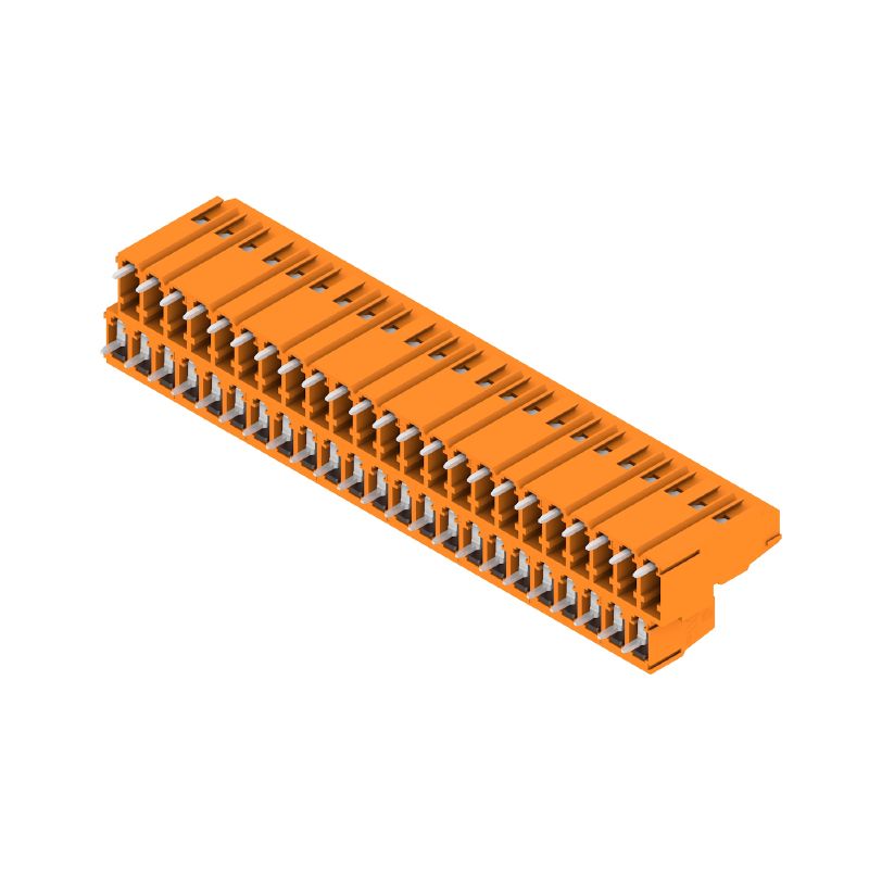 1769060000 - 46-Pole Orange PCB Terminal, 5.08mm Pitch, UL Approved  (Pack of 8)