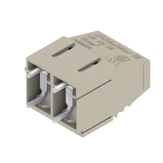 1648310000 - 10.16mm Pebble Grey PCB Terminal with 2 Poles at 90°  (Pack of 20)