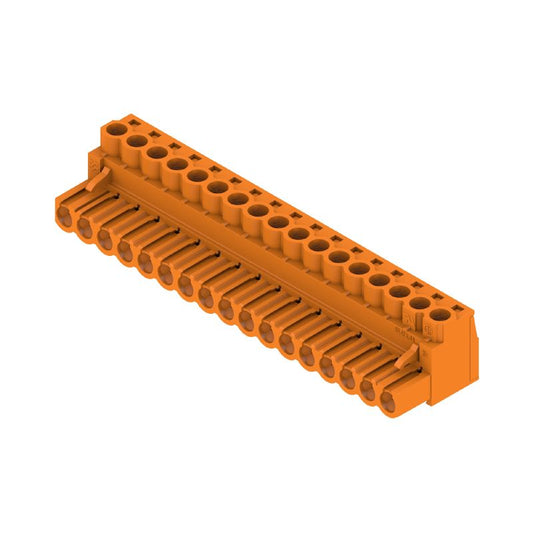 1954330000 - 5mm 17-Pole Female Connector with 180° Clamping Connection  (Pack of 18)