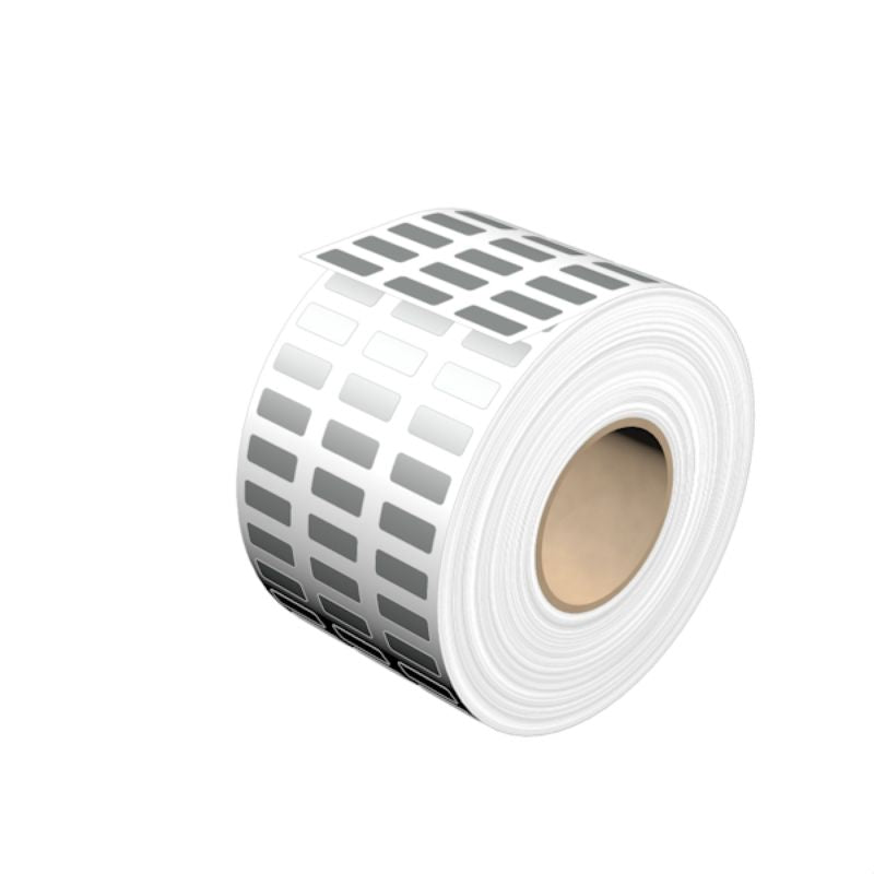 1753230001 - 6x15mm Silver Self-Adhesive Device Markers, 10,000 per Roll