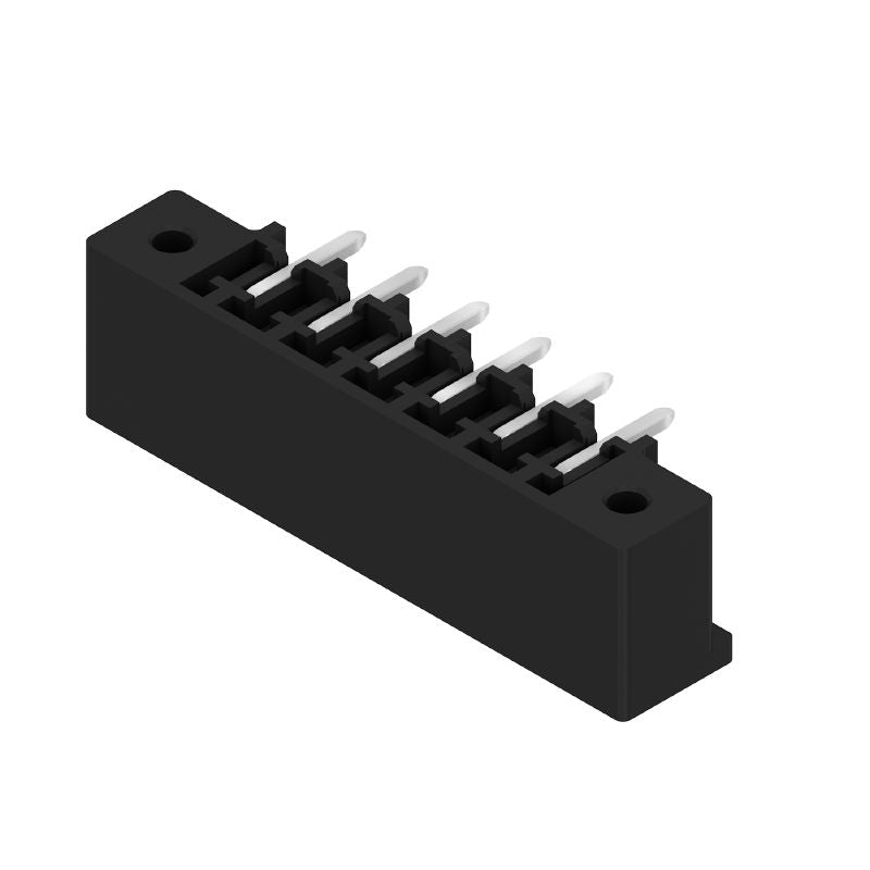 1037040000 - 3.81mm 6-Pole Male Header Connector with 270° Elbow  (Pack of 50)