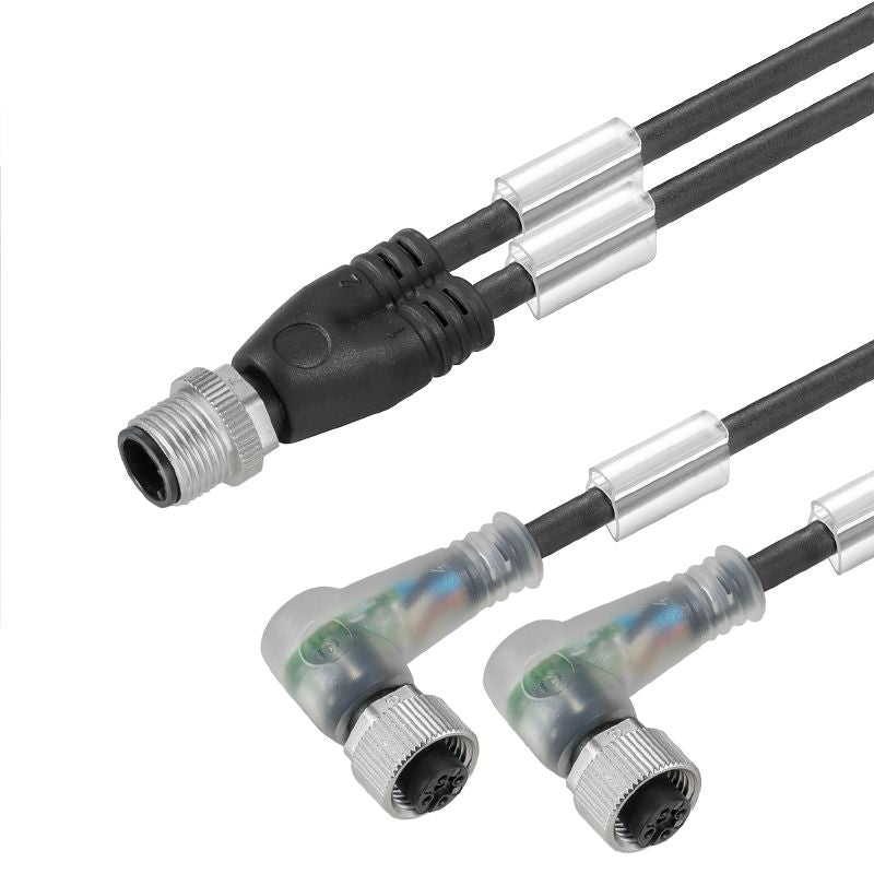 1466210150 - 1.5m M12 Sensor/Actuator Line with LED Indicator
