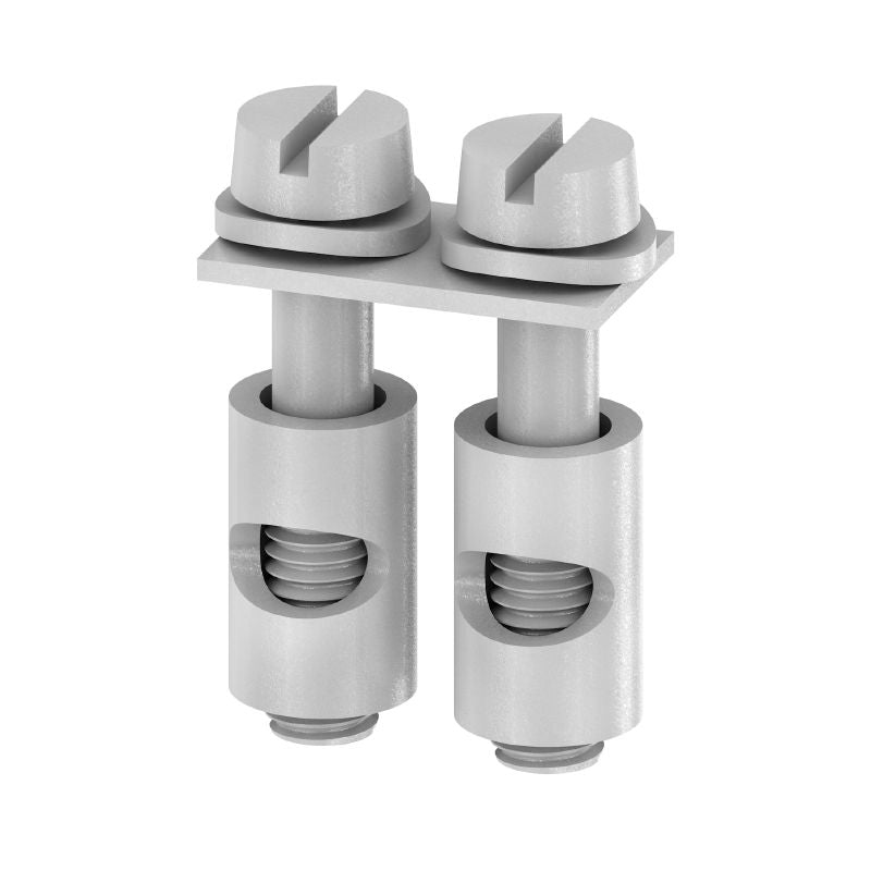 0337000000 - 2-Pole Grey Cross-Connector, 6mm Pitch, 24A Rated  (Pack of 50)