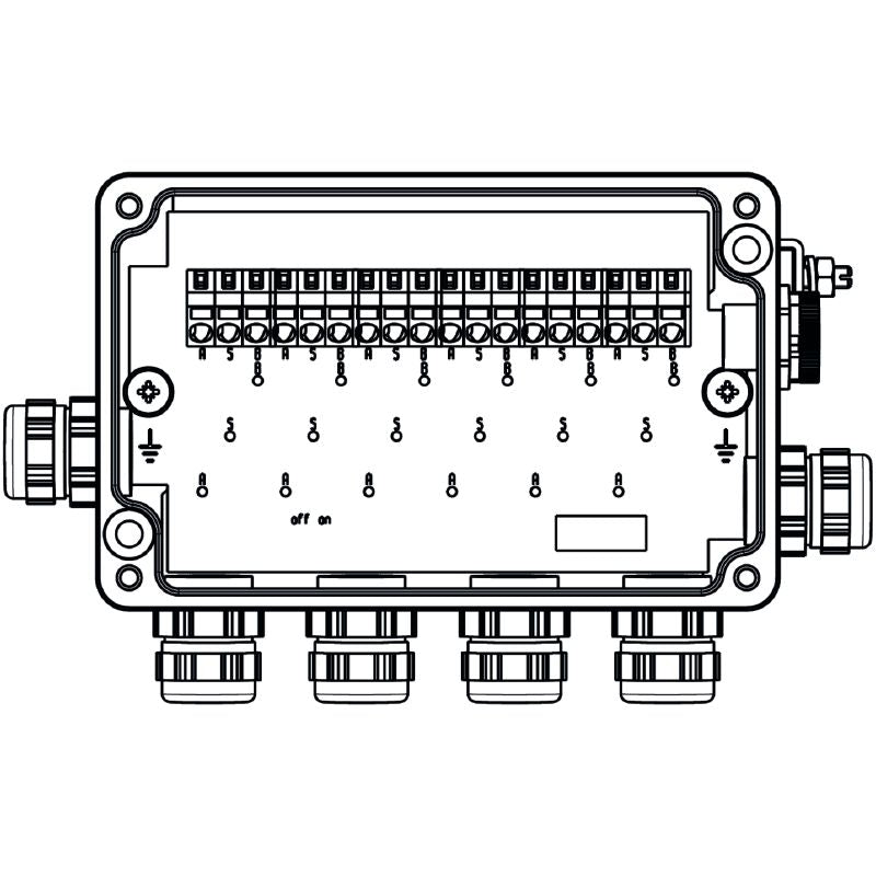 8564200000 - Intrinsically Safe Field Distributor for Profibus & Foundation Fieldbus