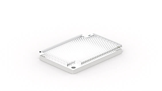 RE6040BA - 60x41mm IP67 Plastic Reflector with Fixing Holes